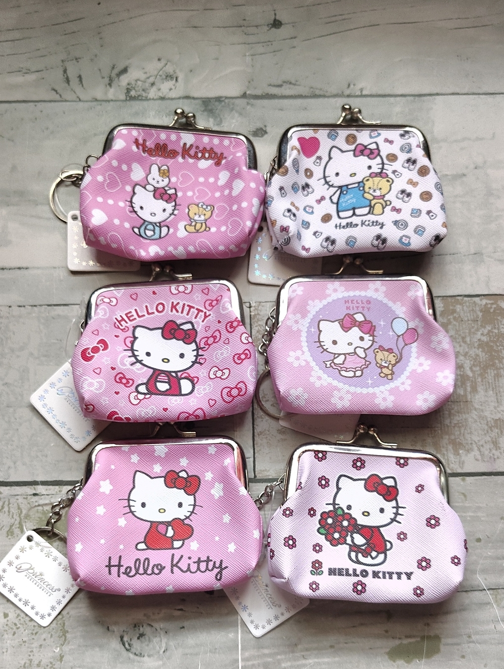 🩷Hello Kitty Pink Coin Purse  — Cute Kiss-Lock Pouches 3" X 3"